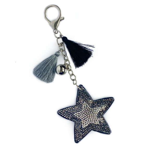 Twinkle Star Key Chain, Bag Tassel Charm for Purse, Backpack, or Tote Bag - Picture 1 of 1